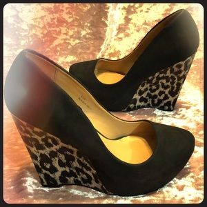 Animal Print Wedge Heels **SEXY**